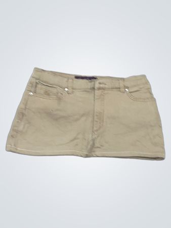 Gloria Vanderbilt Khaki Minirock