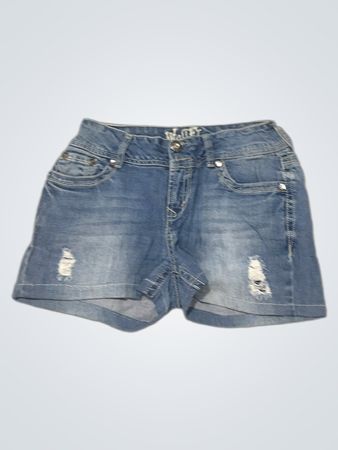 WallFlower Jeans-Shorts im Used-Look