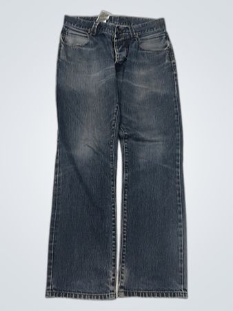 Blaue Denim-Jeans