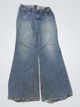 a.n.a A NEW APPROACH Damen Jeans Größe 16 Blauer Denim mit ausgestelltem Bein