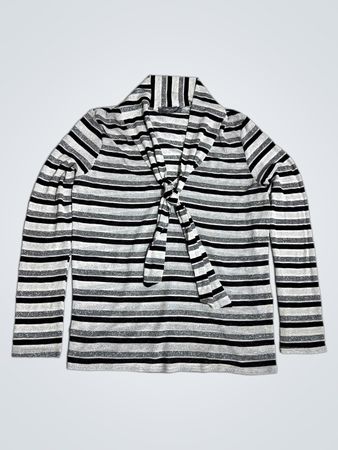 Camomilla Gestreiftes Langarmoberteil mit Schleifendetail