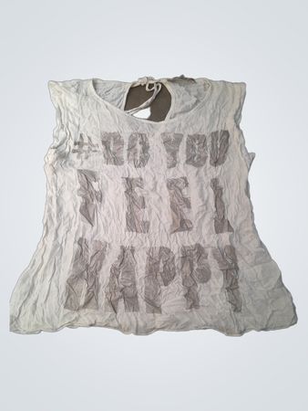 Miss Miss Authentischer Stil Weißes Top
