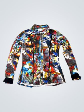 TINTA Damen Langarm Button-Up Shirt