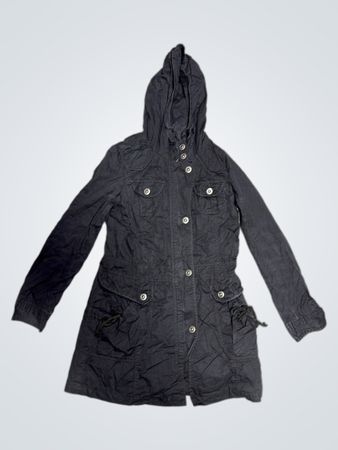 D-PULSE HERITAGE ATHLETICS Schwarze Kapuzenjacke