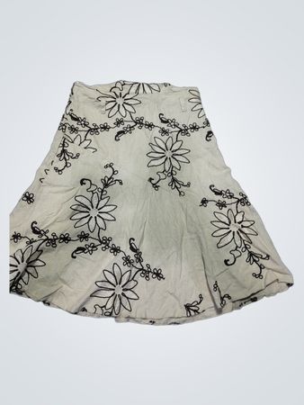 Loren Damenrock mit floralem Stickerei Größe 38