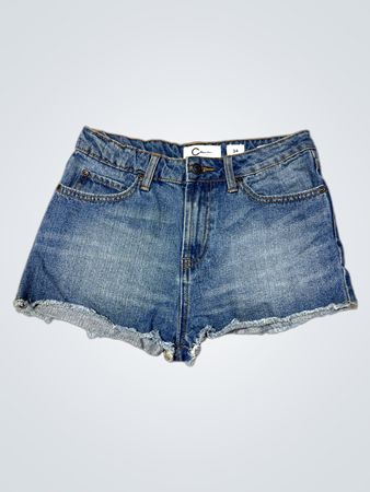 C&Denim Damen Jeansshorts in Blau, Größe 34