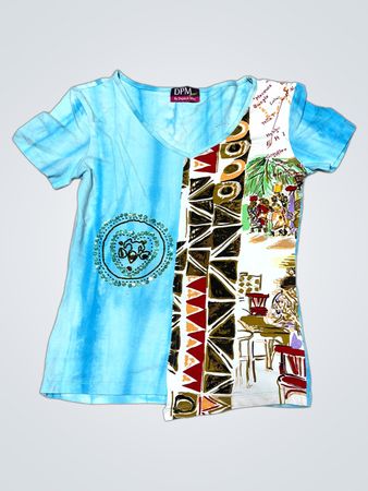 DPM von Depech Mod Batik-Grafik-T-Shirt