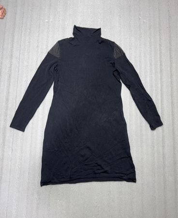 Lauren Ralph Lauren Schwarzes Rollkragenkleid