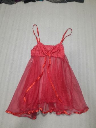 Coquette.com Rote Spitzen-Babydoll