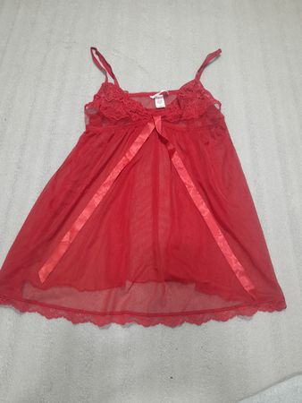 Victoria's Secret Rote Babydoll-Chemise