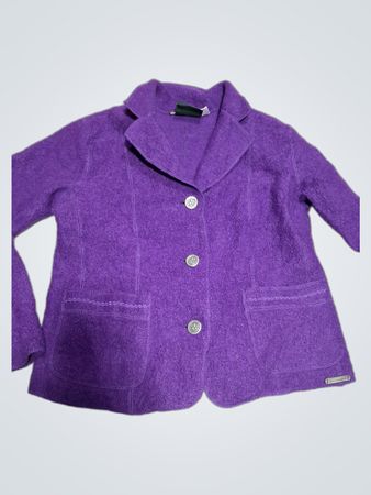 Hammerschmid Purple Wool Blazer Jacket