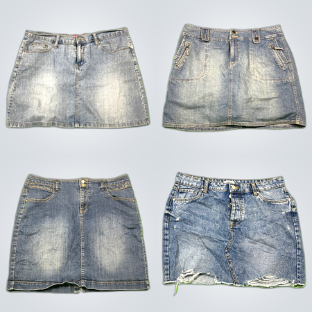 Denim Mini Skirt