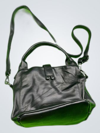 Black Leather Handbag