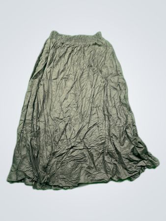 Falda Maxi de Poliéster Verde Adidas