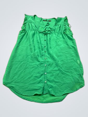 Grüne Zara-Bluse