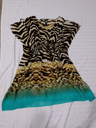 Robe en imprimé animalier