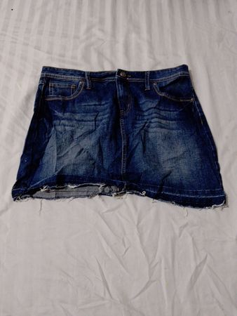 Denim Short Skirt