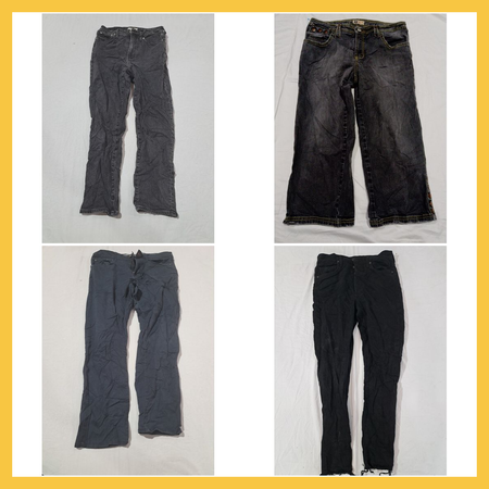 「やさしく使用されたデニムバンドル：Madewell、Wrangler、Citizens of Humanity ストレートレグジーンズロット」