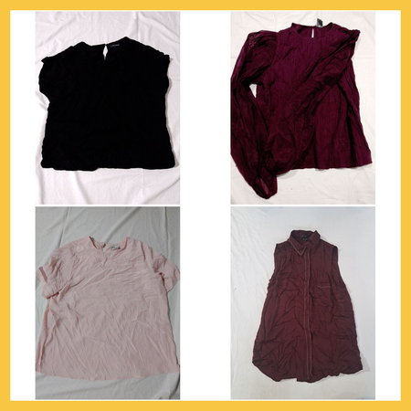 Ensemble de blouses en soie de luxe - Club Monaco, Vince, Ralph Lauren, Theory et Free People Mix