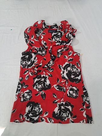 Jones New York Signature Red Floral Dress