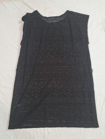black and gray striped dress Stripes Dress Black & Grey – Ramsos main image 1