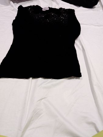 Black Sequined Top