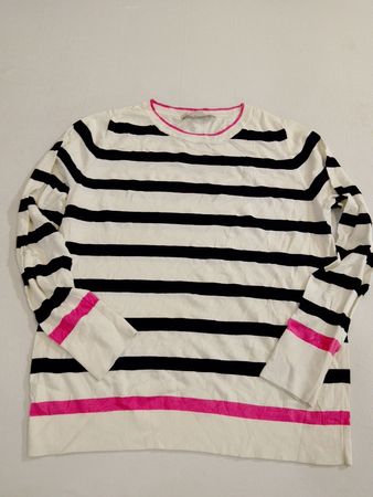 Loft Striped Long-Sleeve Knit Sweater