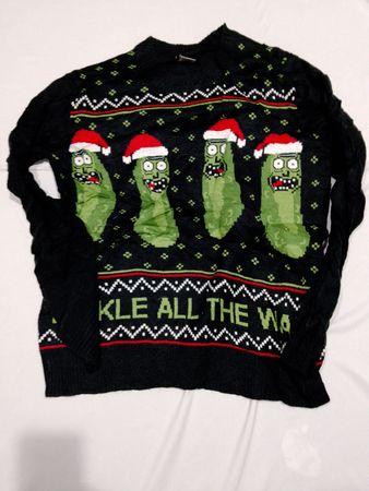 Rick and Morty Zombie Christmas Sweater