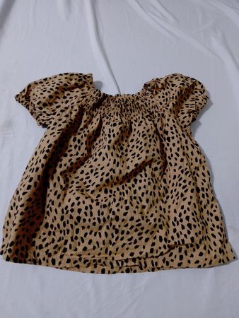 Crown & Ivy Kids Leopard Print Top