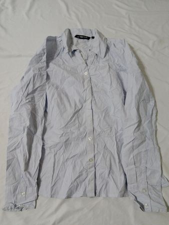 Allen Solly Herren weißes gestreiftes Hemd