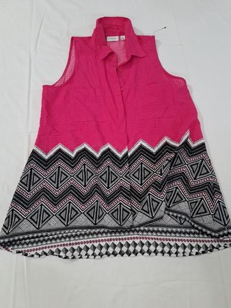 Kim Rogers Pink Sleeveless Top