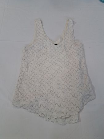 RW & Co. Small/Petite White Blouse