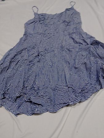 Old Navy Blau- und Weiß gestreiftes Kleid