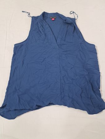Top sans manches bleu