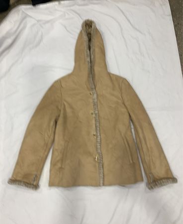 Jones New York Hooded Suede Jacket