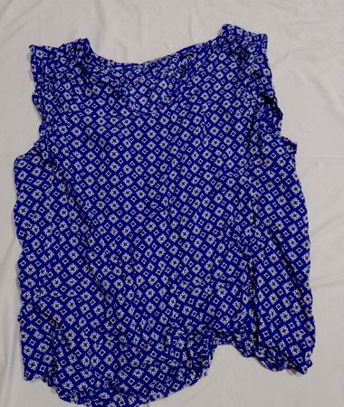 Romper Floral Bleu