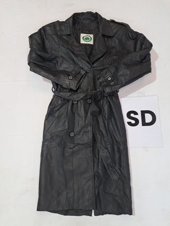 Burk's Bay Leather Trench Coat