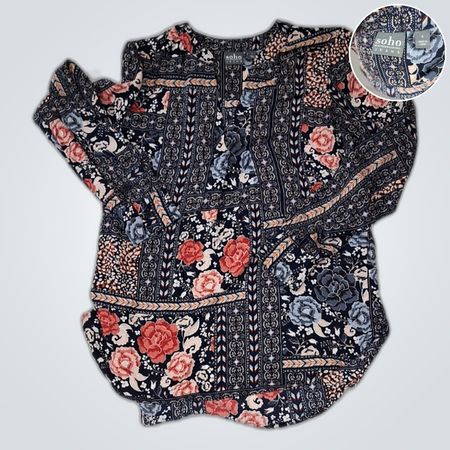 Soho New York & Company Jeans Blouse