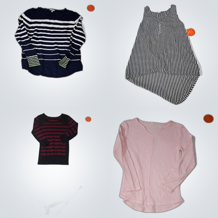 Stripy Knitwear Bundle - Isela, Anna Sui, Express & More