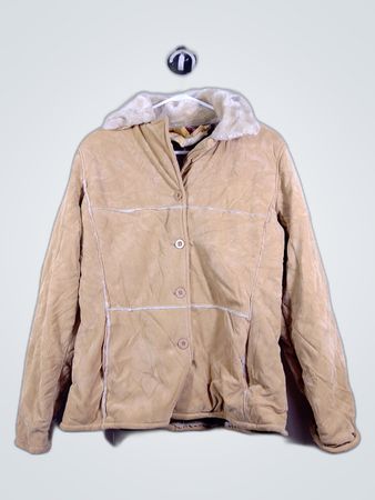 Wells Tan Fur-Lined Jacket