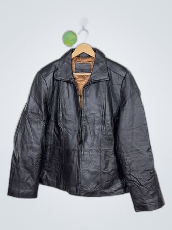 Giacca di pelle nera Jessica