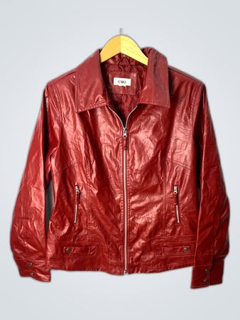 CATO Red Leather Jacket