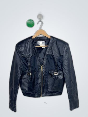 Van Buren Black Leather Jacket