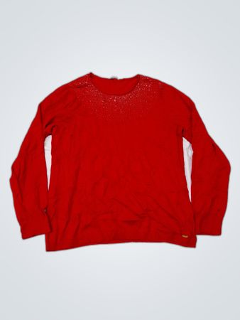 Calvin Klein Rotes Langarmhemd