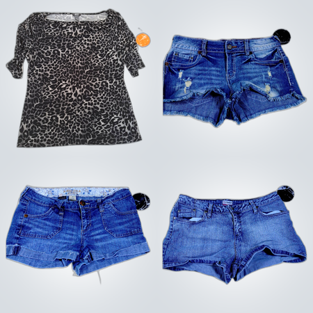 Kenneth Cole & Levi's Denim Shorts Bundle - 10-teiliges Mode-Set