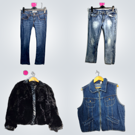 Ariat, Wallflower & More Denim & Tops Bundle - 8-teiliges Fashion-Set
