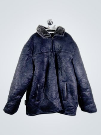 Black Faux Fur Lined Jacket