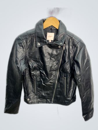 Candies Black Leather Jacket