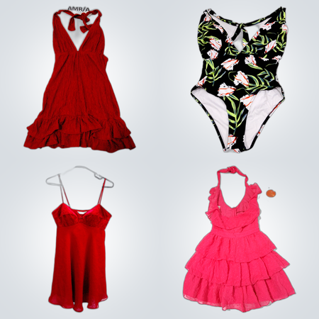 Laundry by Shelli Segal & Victoria's Secret Dress Bundle - 10 Piece Women's Fashion Lot