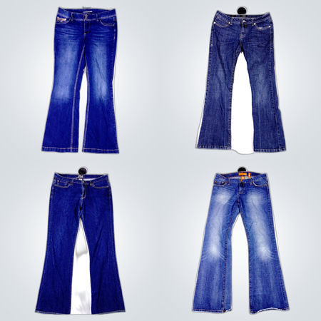 Gently Used Denim Bundle: Wrangler, Maurices, Lucky Brand & More Flare & Bootcut Jeans